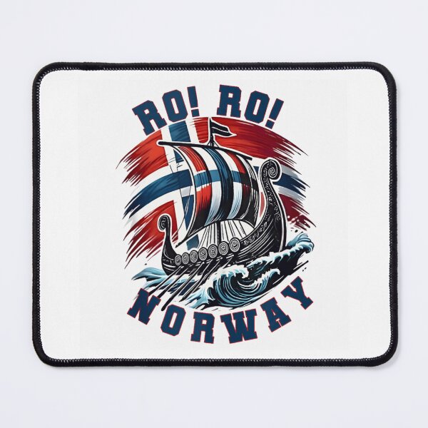 Item preview, Ro Ro Norway Viking Longship Patriotic Norwegian Flag Rowing Team Gift Poster designed and sold by GalenoHenley.