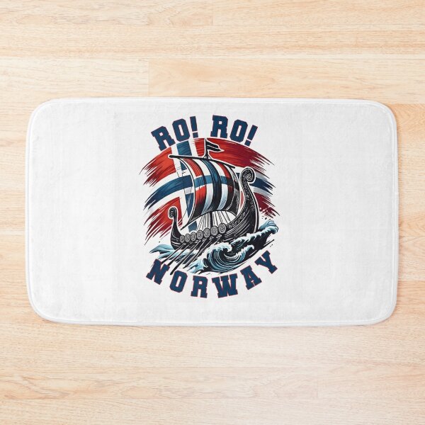 Item preview, Ro Ro Norway Viking Longship Patriotic Norwegian Flag Rowing Team Gift Poster designed and sold by GalenoHenley.