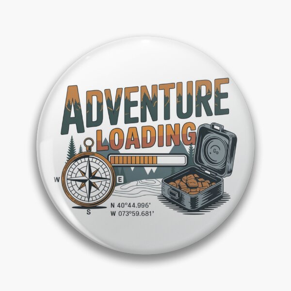 Item preview, Adventure Loading - Geocaching GPS Design designed and sold by IamKristopher.