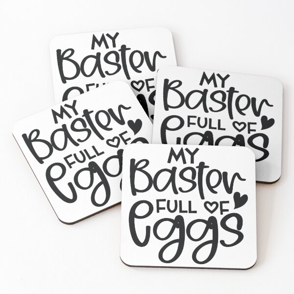 Item preview, My Baster Full Of Eggs - Funny Easter Quotes Retro Vintage Aesthetic Cute Spring Holiday Gift designed and sold by FuzionRaptor.