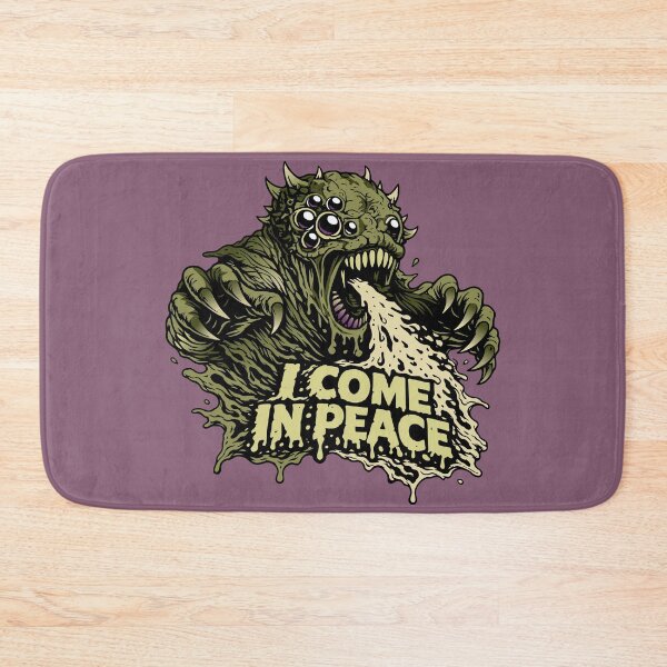 Item preview, I Come In Peace Monster Horror Alien Fun designed and sold by Pommes im Bett.