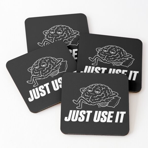 Item preview, Just Use It Lazy Brain  designed and sold by thesmokeydogs.