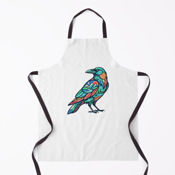 Item preview, Northern Standing Raven designed and sold by Wild Creative Art.