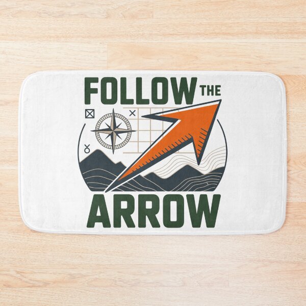 Item preview, Follow The Arrow - Geocaching Navigation Design designed and sold by IamKristopher.