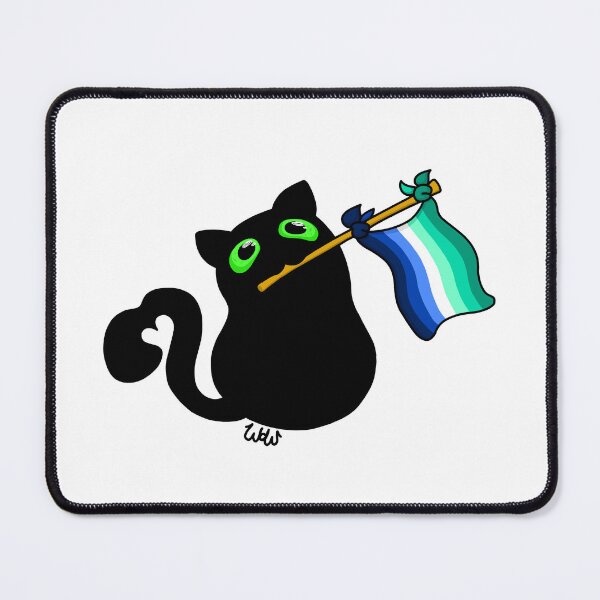 Item preview, Pride Flag Kitty - Male/Masc designed and sold by WorksOfWhimsies.