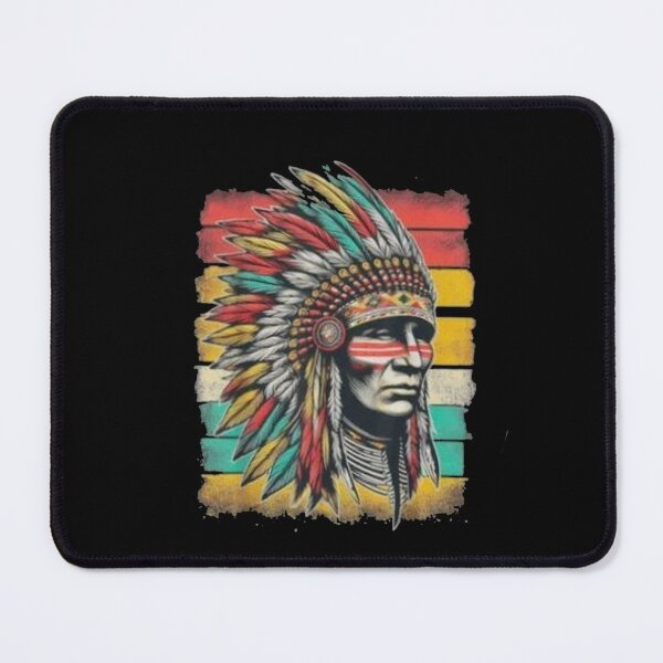 Item preview, Native American Chief Funny Headdress Retro  designed and sold by Gbriel3.