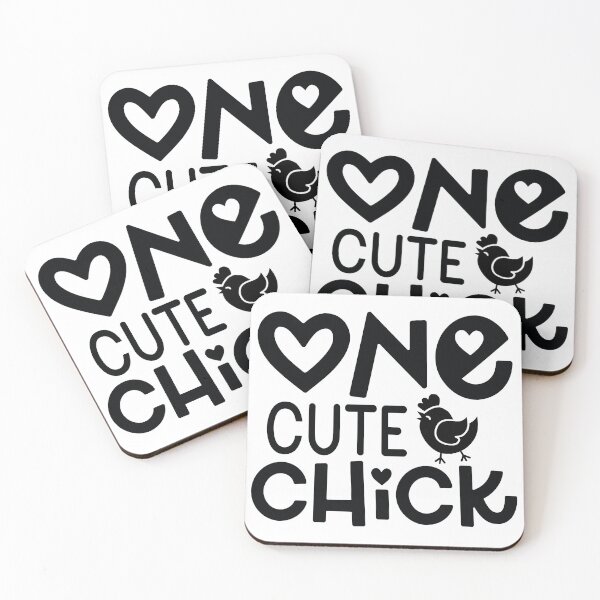 Item preview, One Cute Chick - Funny Easter Quotes Retro Vintage Aesthetic Cute Spring Holiday Best Daughter Gift designed and sold by FuzionRaptor.