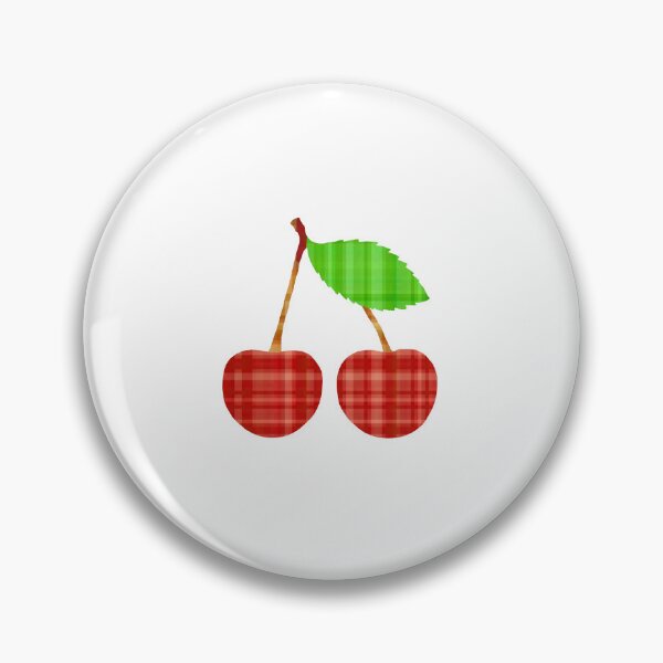 Item preview, Red Plaid Cherries designed and sold by Sartoris Art.