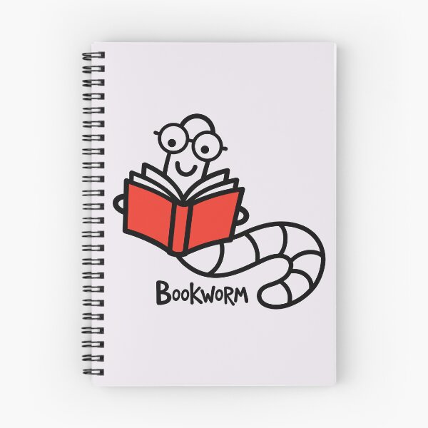 Item preview, Vibrant Red Bookworm - Bold Character Graphic Tee designed and sold by ArthousePromos.