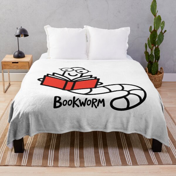 Item preview, Vibrant Red Bookworm - Bold Character Graphic Tee designed and sold by ArthousePromos.