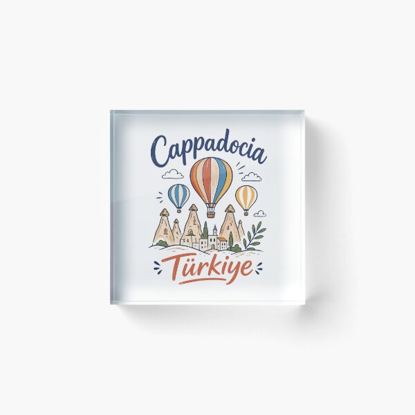 Item preview, Cappadocia Turkiye Hot Air Balloon Goreme Fairy Chimneys designed and sold by JackCurtis1991.