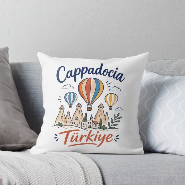 Item preview, Cappadocia Turkiye Hot Air Balloon Goreme Fairy Chimneys designed and sold by JackCurtis1991.
