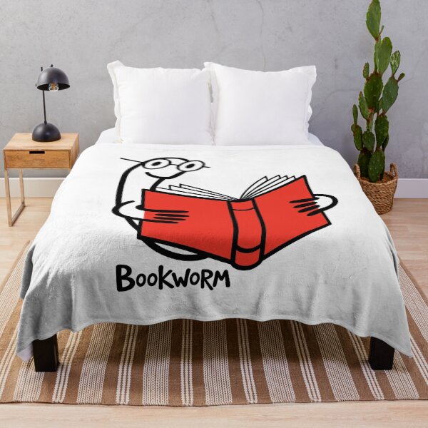 Item preview, Vintage Red Bookworm - Classic Literary Profile Tee designed and sold by ArthousePromos.