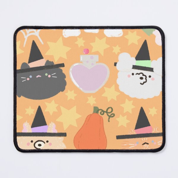 Item preview, Spooky Cute Cats & Dogs Seamless Pattern designed and sold by MiloverseOfficial.