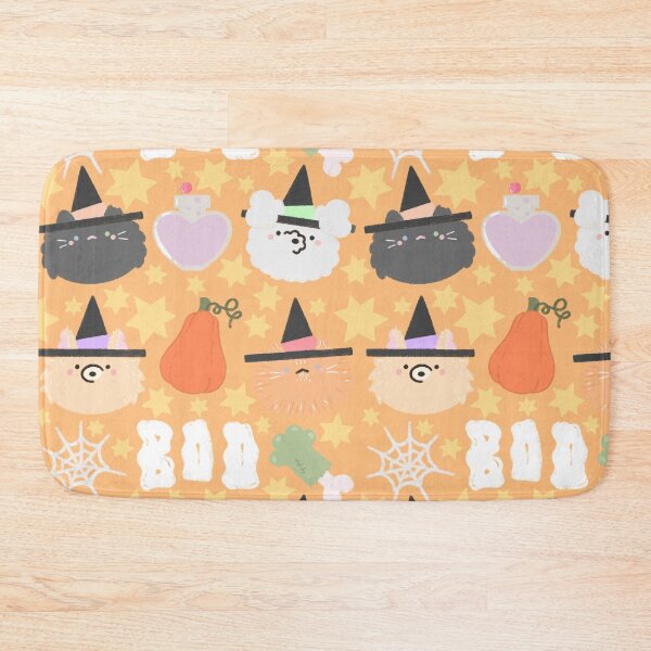 Item preview, Spooky Cute Cats & Dogs Seamless Pattern designed and sold by MiloverseOfficial.