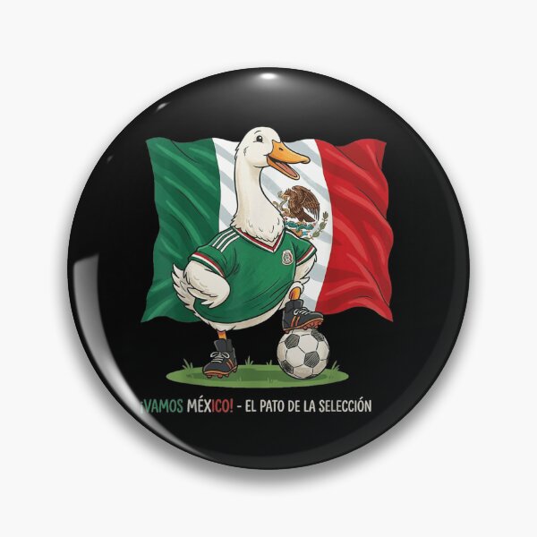 Item preview, Vamos Mexico El Pato De La Seleccion Mexican Soccer Duck Flag designed and sold by DuneHaicna.