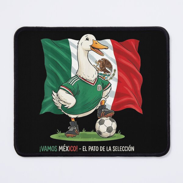 Item preview, Vamos Mexico El Pato De La Seleccion Mexican Soccer Duck Flag designed and sold by DuneHaicna.