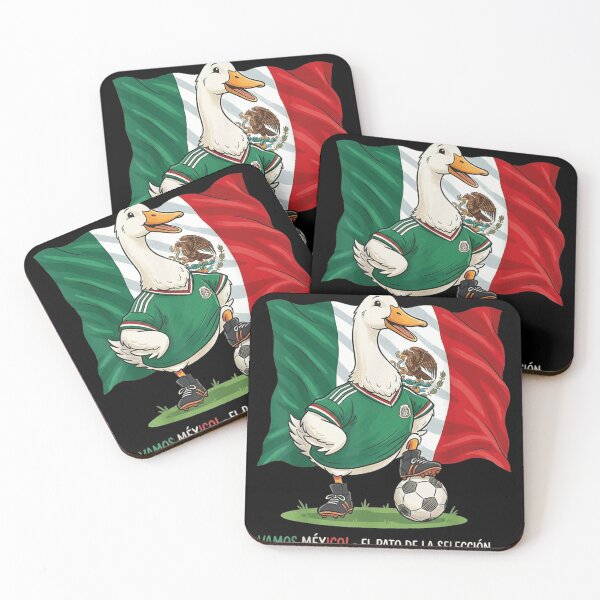 Item preview, Vamos Mexico El Pato De La Seleccion Mexican Soccer Duck Flag designed and sold by DuneHaicna.