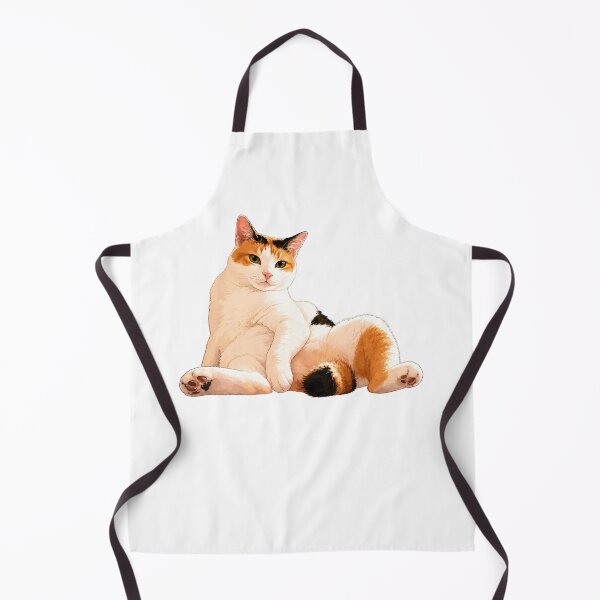 Item preview, Lazy Calico Cat Sitting Like a Boss designed and sold by Adjie Triawan.