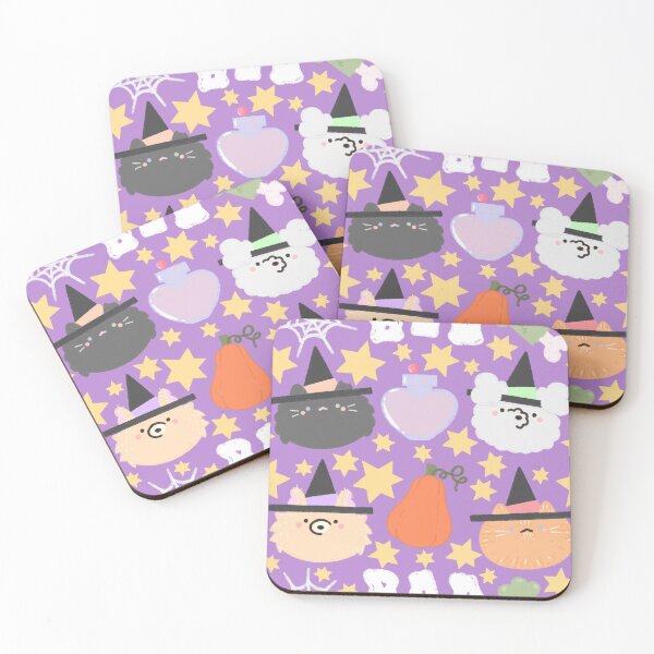 Item preview, Spooky Cute Cats & Dogs Seamless Pattern designed and sold by MiloverseOfficial.