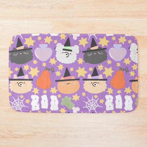 Item preview, Spooky Cute Cats & Dogs Seamless Pattern designed and sold by MiloverseOfficial.