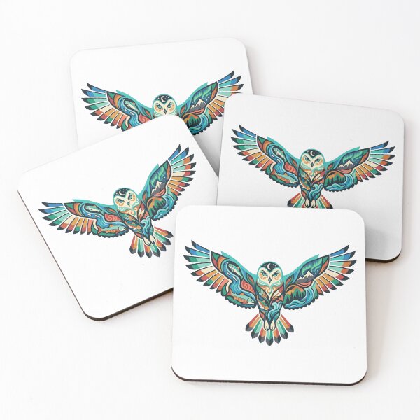 Item preview, Northern Flying Owl designed and sold by Wild Creative Art.