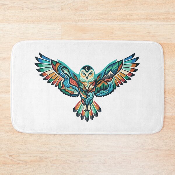 Item preview, Northern Flying Owl designed and sold by Wild Creative Art.