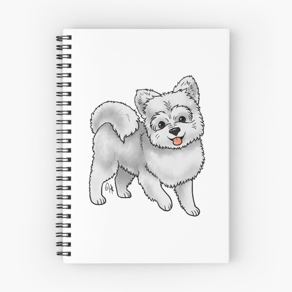 Item preview, Dog - Pomapoo - White designed and sold by Jennifer Stolzer.