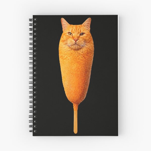 Item preview, Funny Orange Corn Dog Cat Face Surreal Food Animal Meme Mashup designed and sold by DuneHaicna.