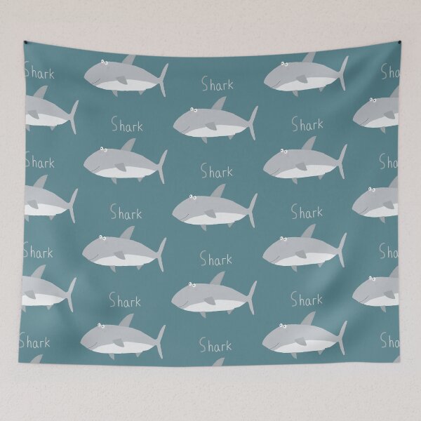 Item preview, S Is For Shark Illustrated By Artist Carla Daly designed and sold by Carla Daly.