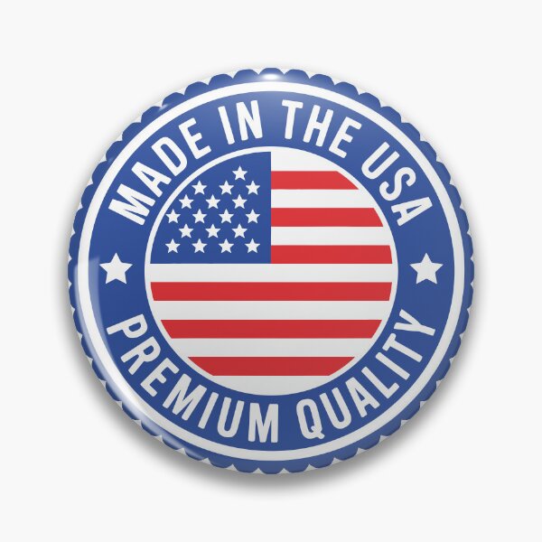 Item preview, Made In USA Premium Quality Badge Emblem designed and sold by Teefusionx.