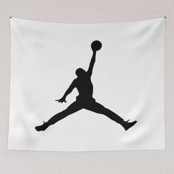 Item preview, Basketball Player Dunk Silhouette | Minimal Sports Graphic Design designed and sold by UI Expert.