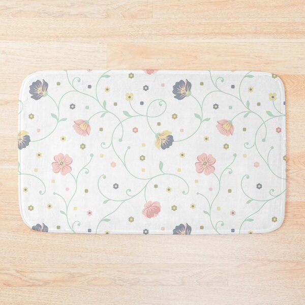 Item preview, Soft Pastel Floral Vine Decor | Minimal Botanical Pattern designed and sold by Mellowtint Studio.