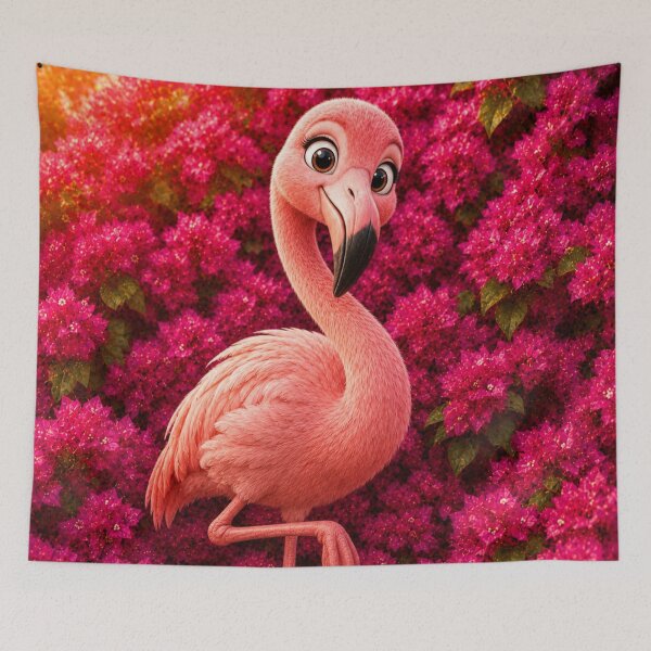 Item preview, Cute Pink Flamingo Bloom Paradise designed and sold by Rohan132.