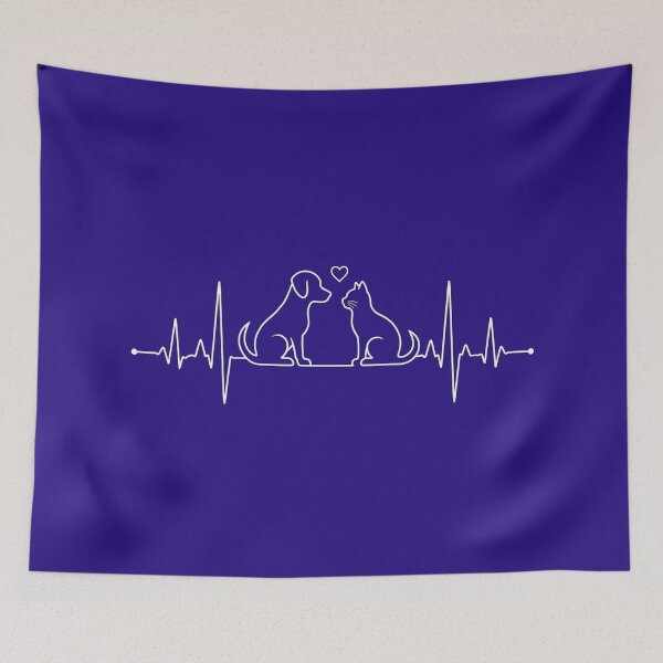 Item preview, Heart Beat, Cat lover, Dog lover, Pet lover designed and sold by Evelashop.
