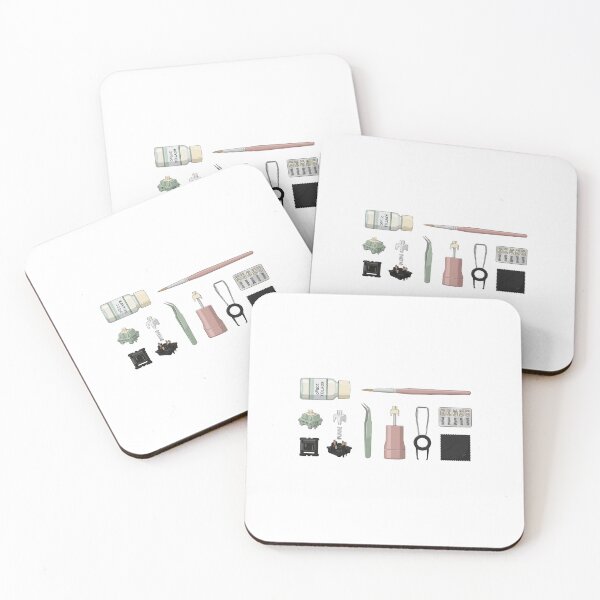 Item preview, Switch Lube Care Kit Flatlay - Mechanical Keyboard Maintenance Art designed and sold by Node & Switch.