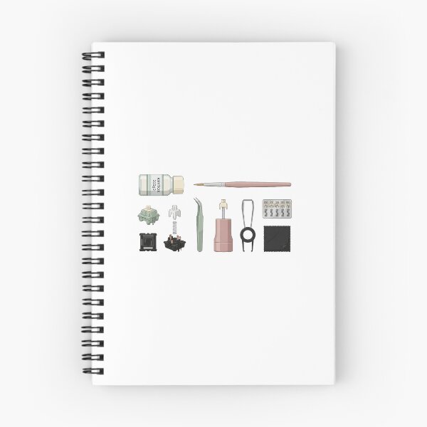 Item preview, Switch Lube Care Kit Flatlay - Mechanical Keyboard Maintenance Art designed and sold by IconicVectors.