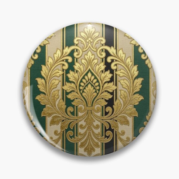 Item preview, Teal, Black and Oat Striped Gold Damask designed and sold by DesignsByPrnces.
