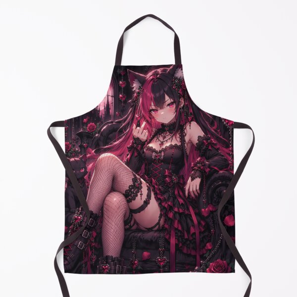 Item preview, Don't Touch Me – Gothic Neko Girl Middle Finger designed and sold by Revyra Design .