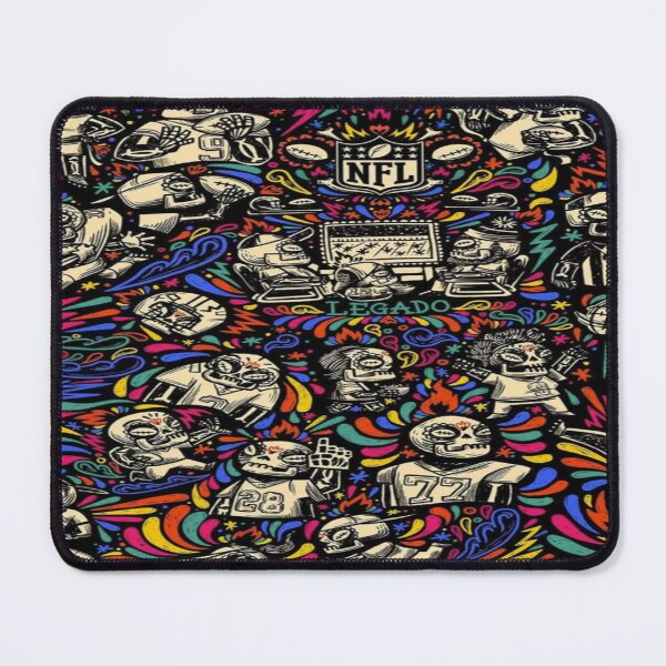 Item preview, Day of the Dead Football - Mexican Skulls and NFL Style Colorful Traditional Art designed and sold by RAYBIL.