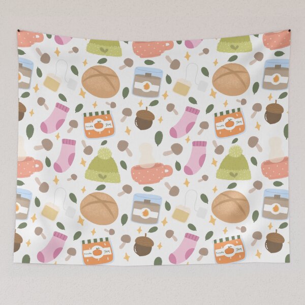 Item preview, Warm Fall Seamless Pattern designed and sold by MiloverseOfficial.