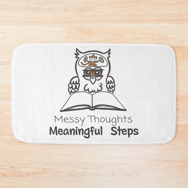 Item preview, Messy Thoughts, Meaningful Steps designed and sold by Samaya-.