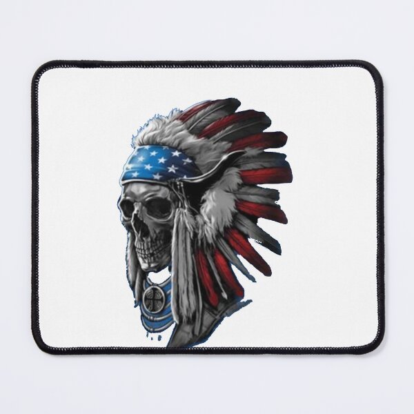 Item preview, Patriotic Chief Skull Indian Native American Headdress designed and sold by Gbriel3.