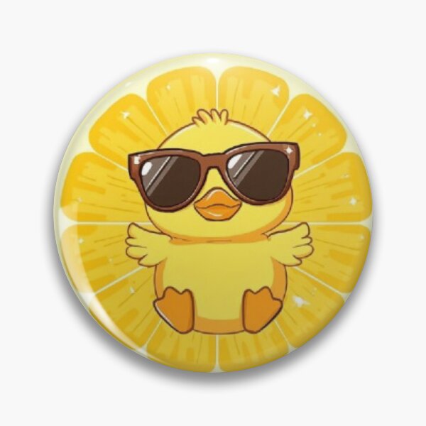 Item preview, Cute Lemon Duck Kawaii Sticker | Summer Citrus Duck Gift designed and sold by Stylestickers55.