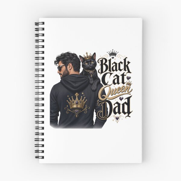 Item preview, Sassy Black Cat Queen Dad Kawaii T-Shirt Sticker designed and sold by Ashley critters.