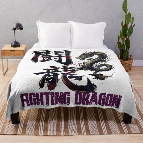 Item preview, fighting dragon -japanese kanji art 闘龍- designed and sold by LOVEARTDESIGN.
