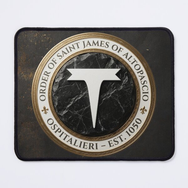 Item preview, Order of Saint James of Altopascio Emblem - Hospitaller Tau Cross designed and sold by ElNiro.