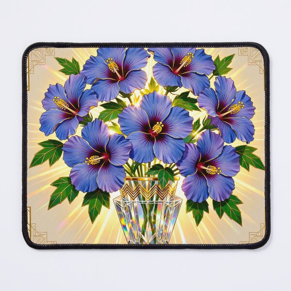 Item preview, A Hibiscus syriacus 'Blue Bird' Art Series #1 designed and sold by Helios Be. Lavsh.