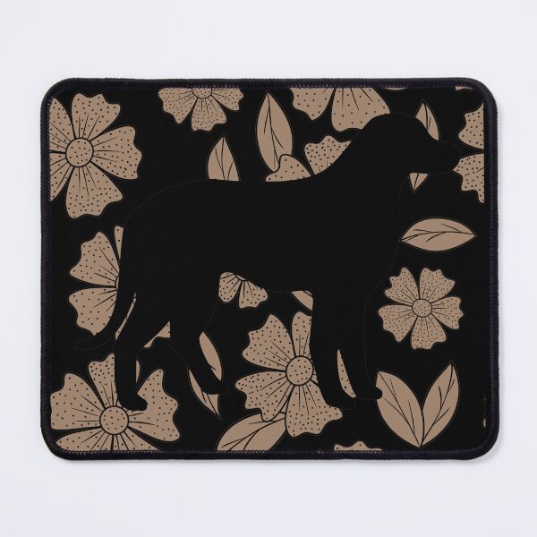 Item preview, Floral Labrador Silhouette | Minimalist Dog Lover Nature Design designed and sold by Rush2Buy.