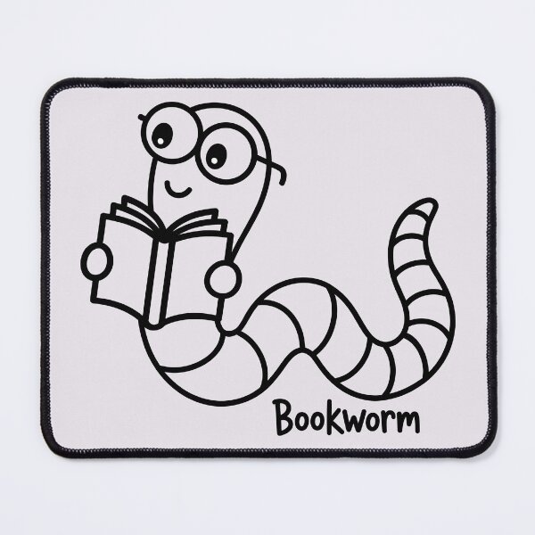 Item preview, Minimalist Bookworm Line Art - Simple Aesthetic Tee designed and sold by ArthousePromos.